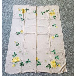 Vintage Hand‎ Painted Tablecloth